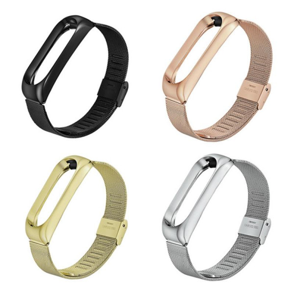 Ремешок BeCover Metal для Xiaomi Mi Band 4/3 Gold (704653)