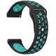 Ремінець BeCover Nike Style для Samsung Galaxy Watch 46mm/Watch 3 45mm/Gear S3 Classic/Gear S3 Frontier Black-Blue (705782)