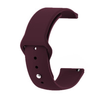 Силиконовый ремешок BeCover для Samsung Galaxy Watch 46mm/Watch 3 45mm/Gear S3 Classic/Gear S3 Frontier Purple-Wine (706318)