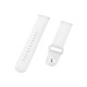 Силіконовий ремінець BeCover для Xiaomi iMi KW66/Mi Watch Color/Haylou LS01/Watch S1 Active White (706357)