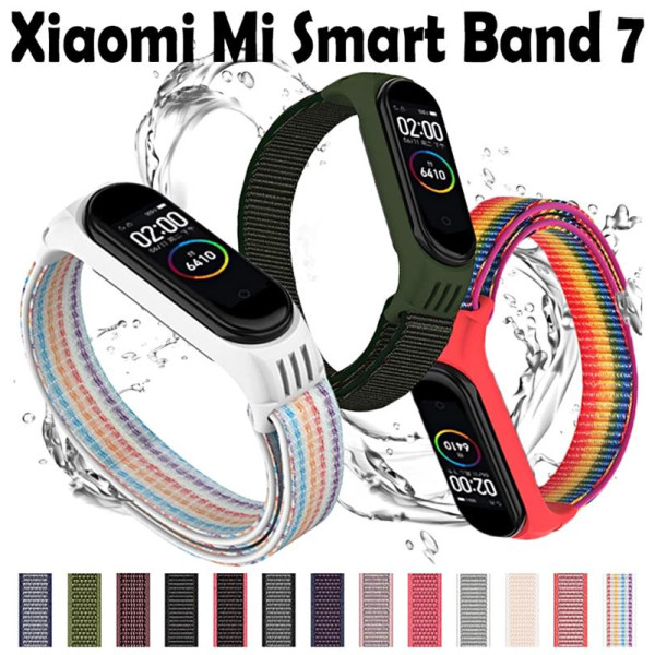 Ремешок BeCover Nylon Style для Xiaomi Mi Smart Band 7 Lime (707662)