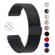 Ремінець BeCover Milanese Style для Samsung Galaxy (20mm)/Watch 5/ Watch 4 40/44mm/Watch 4 Classic 42mm/Watch Active/Active 2 40/44mm/Watch 3 41mm/Gear S2/Classic/Gear Sport Gray (707673)