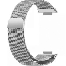 Ремінець BeCover Milanese Style для Samsung Galaxy (20mm)/Watch 5/ Watch 4 40/44mm/Watch 4 Classic 42mm/Watch Active/Active 2 40/44mm/Watch 3 41mm/Gear S2/Classic/Gear Sport Silver (707675)