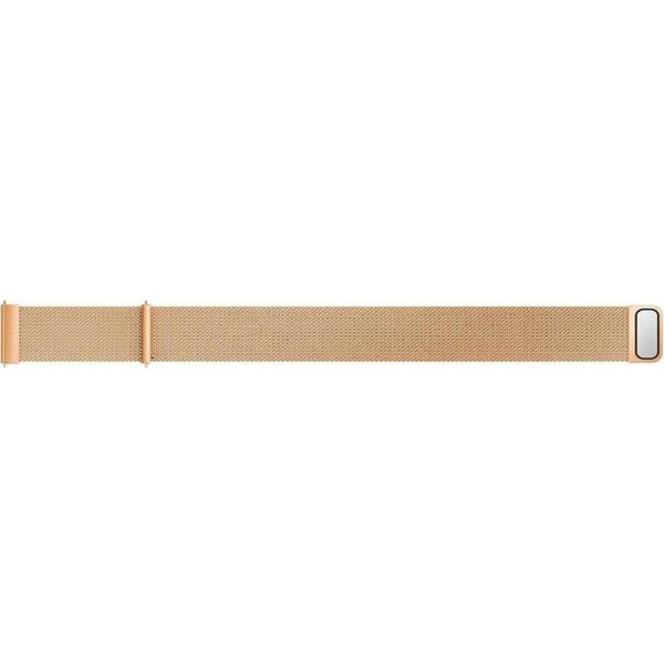 Ремінець BeCover Milanese Style для Samsung Galaxy (20mm)/Watch 5/ Watch 4 40/44mm/Watch 4 Classic 42mm/Watch Active/Active 2 40/44mm/Watch 3 41mm/Gear S2/Classic/Gear Sport Rose Gold (707676)