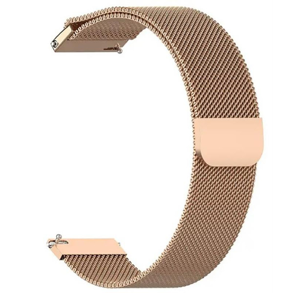Ремінець BeCover Milanese Style для Amazfit Stratos (22mm)/Stratos 2/2S/3/Amazfit GTR 2/Amazfit GTR 47mm/Amazfit GTR Lite 47mm/Amazfit Nexo/Amazfit Pace/Amazfit GTR 3 Pro Brown (707728)