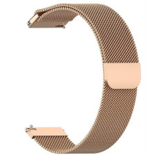Ремінець BeCover Milanese Style для Xiaomi Amazfit Bip (22mm) Lite/Bip S Lite/GTR 42mm/GTS/TicWatch S2/TicWatch E/GTS 3/GTS 2 mini Brown (707736)