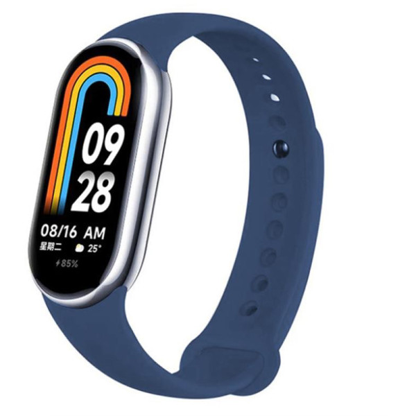 Силиконовый ремешок BeCover для Xiaomi Mi Smart Band 8 Blue Horizon (709380)