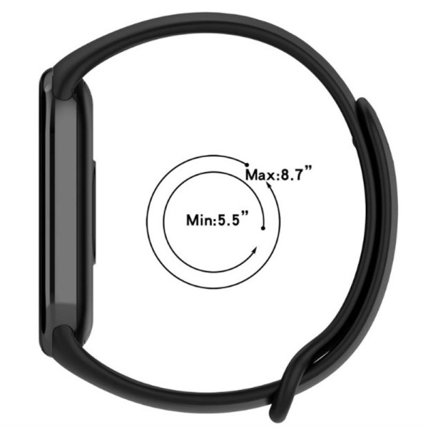 Силіконовий ремінець BeCover для Xiaomi Mi Smart Band 8 Rose Gold (709409)