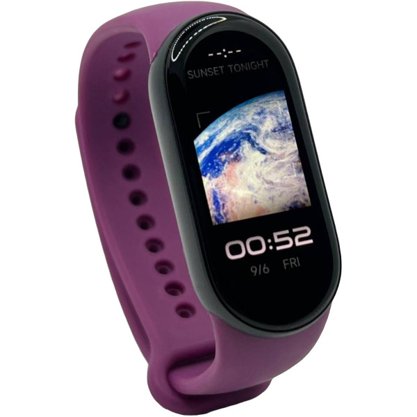 Силіконовий ремінець BeCover для Xiaomi Mi Smart Band 9 Purple (711952)