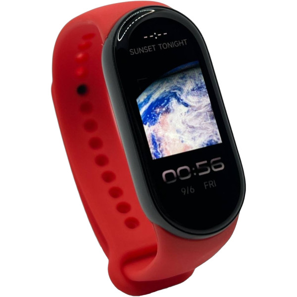 Силіконовий ремінець BeCover для Xiaomi Mi Smart Band 9 Red (711954)