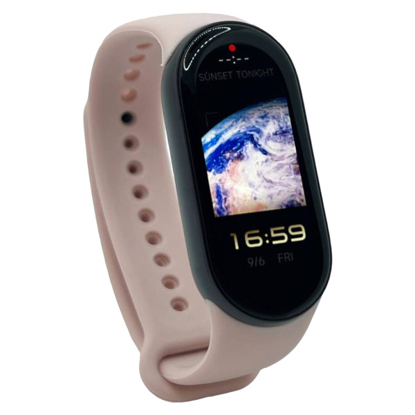 Силіконовий ремінець BeCover для Xiaomi Mi Smart Band 9 Rose Gold (711967)