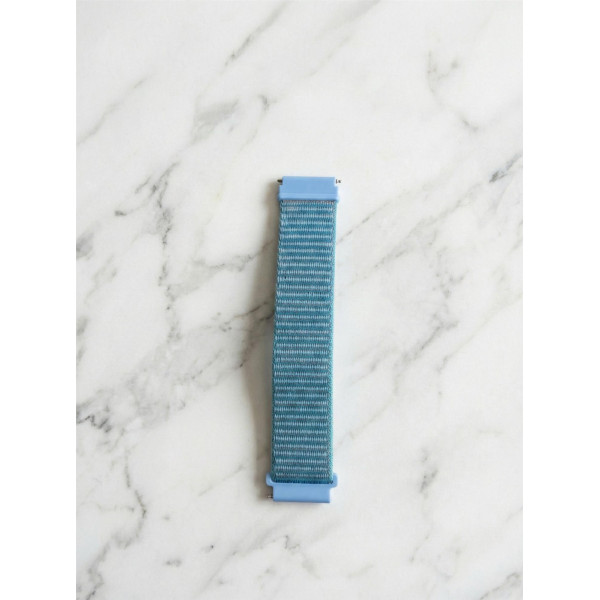 Ремінець BeCover Nylon Style для Motorola Moto 360 2nd Gen. Men`s Aqua Blue (714998)