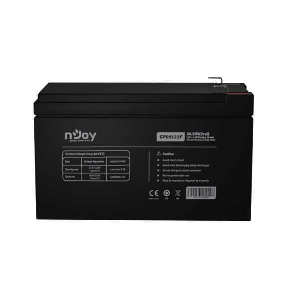 Аккумуляторная батарея Njoy GP09122F 12V 9Ah (BTVACIUOCTO2FCW01B)