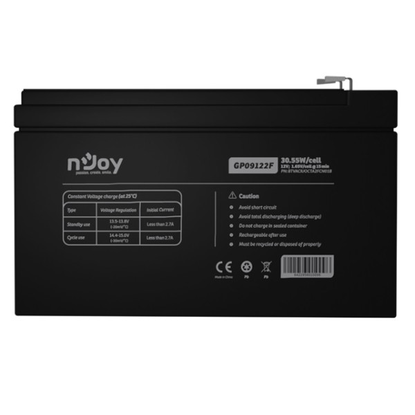 Аккумуляторная батарея Njoy GP09122F 12V 9AH (BTVACIUOCTA2FCN01B) AGM