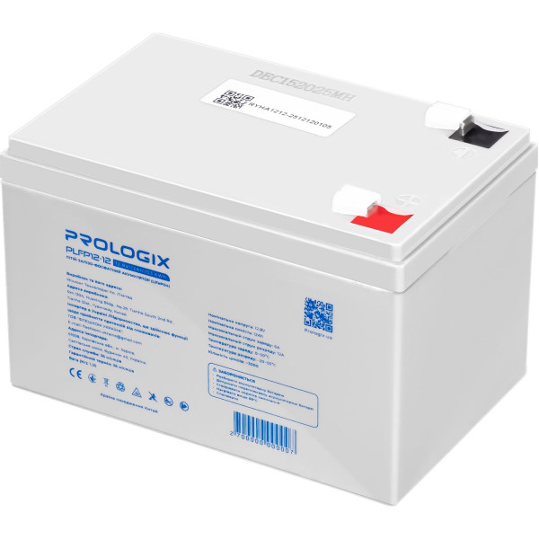 Аккумуляторная батарея Prologix 12.8V 12AH 153.6Wh (PLFP12-12) LiFePO4