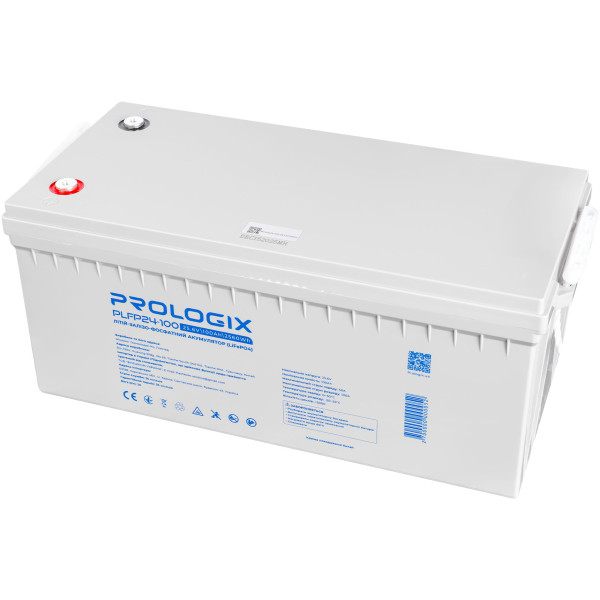 Акумуляторна батарея Prologix 25.6V 100AH 2560Wh (PLFP24-100) LiFePO4