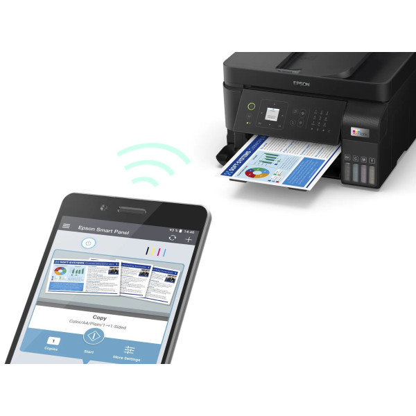 Багатофункціональний пристрій А4 Epson EcoTank L5590 Wi-Fi (C11CK57404)