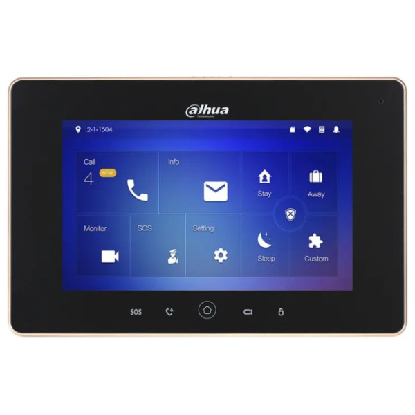 IP-відеодомофон Dahua DHI-VTH5221D-S2 Black