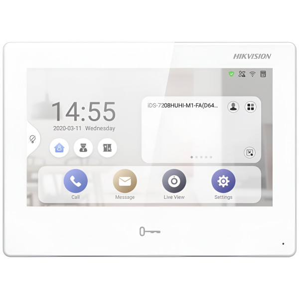 Домофон Hikvision DS-KH9310-WTE1(B) White