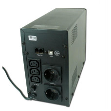 Джерело безперебійного живлення EnerGenie EG-UPS-033 1200VA LCD, USB, метал