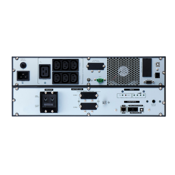 Джерело безперебійного живлення APC Easy UPS On-Line 3000VA/2700W 6хC13 + 1хC19 (SRVL3KRILRK)