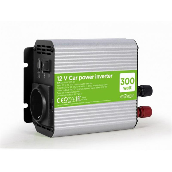 Інвертор напруги EnerGenie EG-PWC300-01 300W