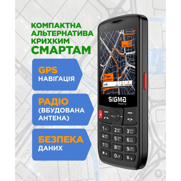 Мобiльний тачскрін-телефон Sigma mobile X-style S3501 Dual Sim Black (4827798345511)