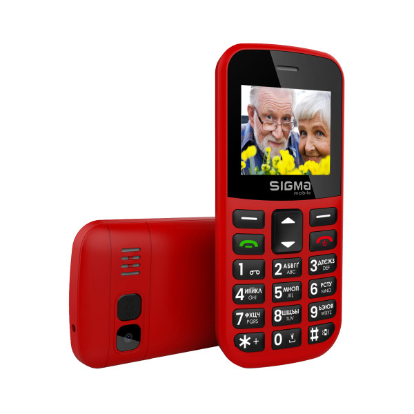 Мобильный телефон Sigma mobile Comfort 50 Easy Red (4827798585221)