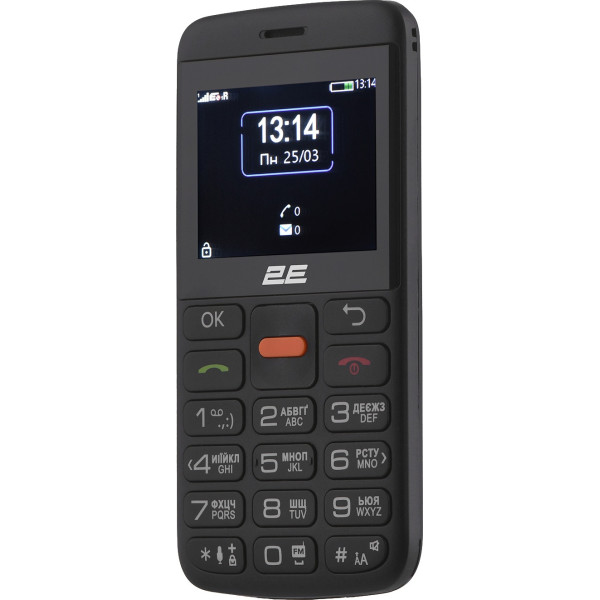 Мобiльний телефон 2E T180 Max Dual Sim Black (688130251051)