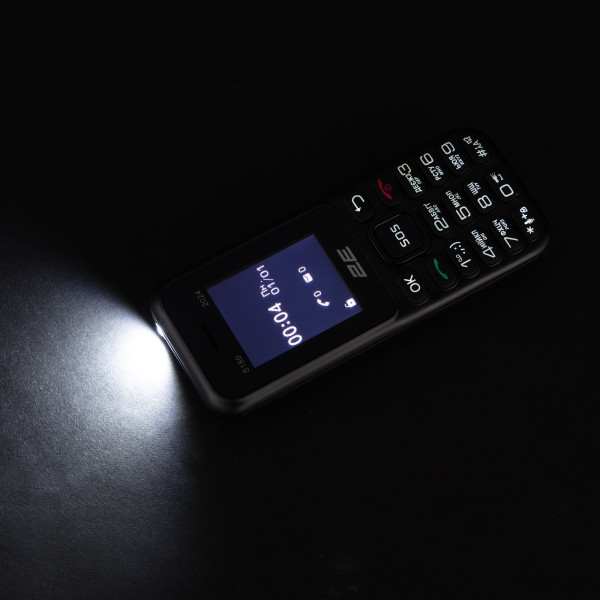 Мобiльний телефон 2E S180 2024 Black (694743653885)