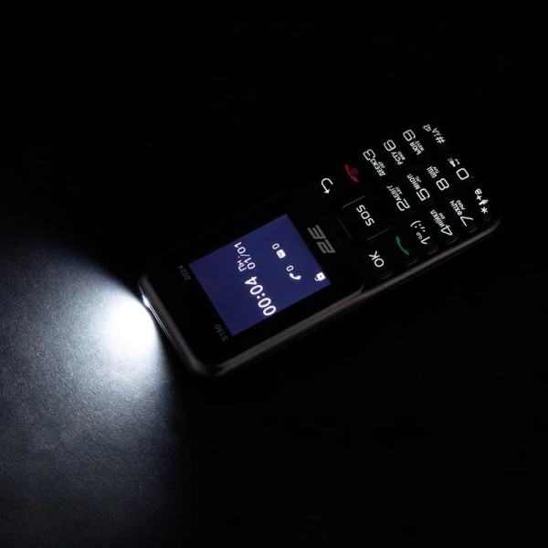 Мобiльний телефон 2E S180 2024 Black (694743653885)