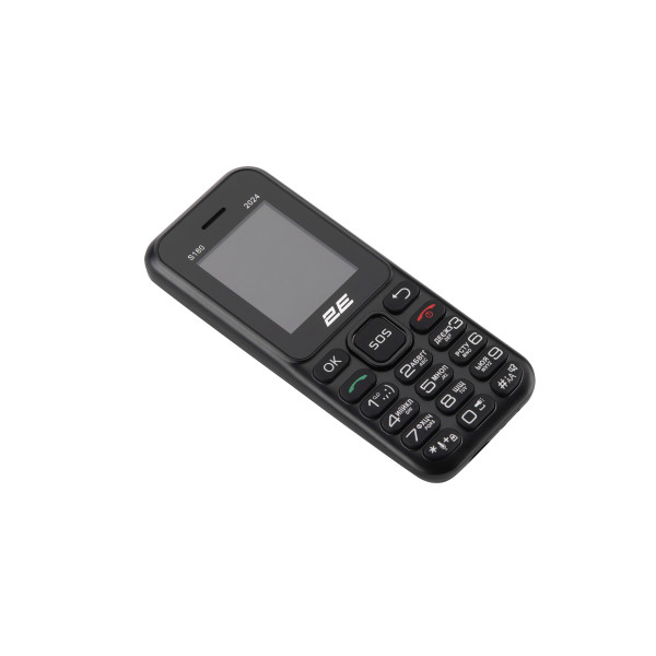 Мобiльний телефон 2E S180 2024 Black (694743653885)