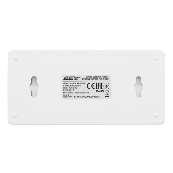 Комутатор 2E PowerLink SF108C (8xFE, некерований)