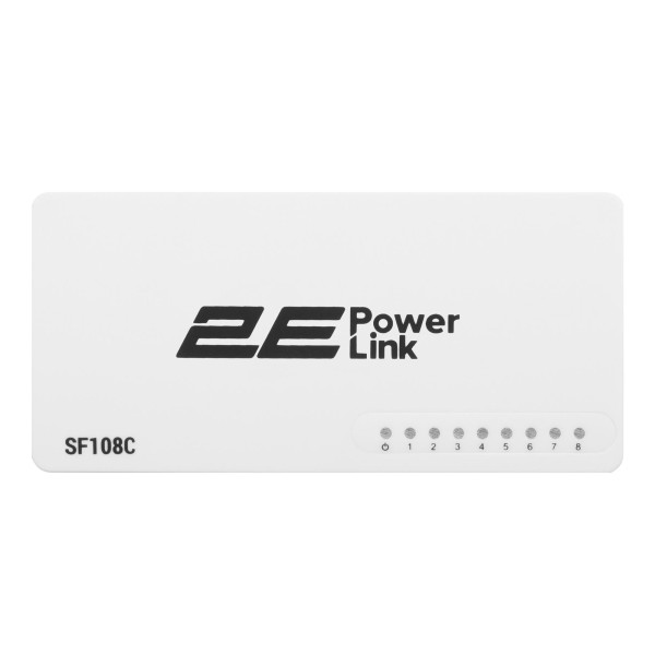Комутатор 2E PowerLink SF108C (8xFE, некерований)