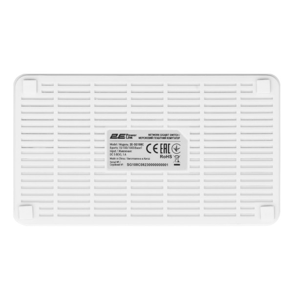 Коммутатор 2E PowerLink SG108C (8xGE, неуправляемый)