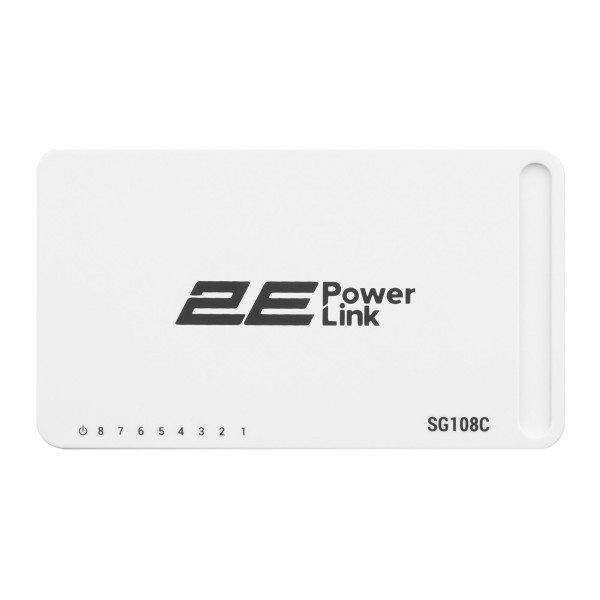 Коммутатор 2E PowerLink SG108C (8xGE, неуправляемый)