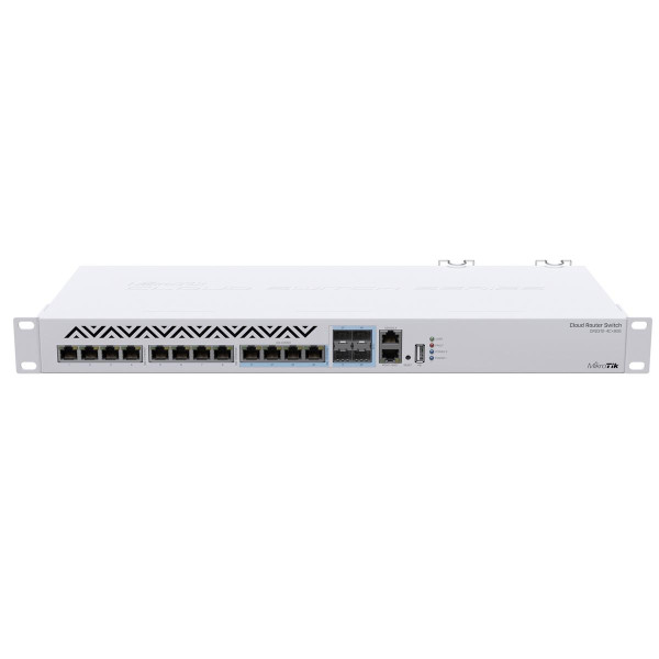 Коммутатор MikroTik CRS312-4C+8XG-RM (8x10G, 4x10G/SFP+, USB, 1хFE)