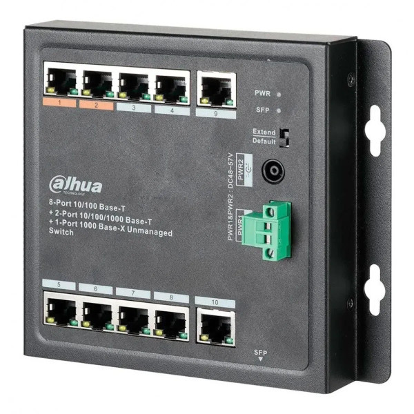 ePoE коммутатор Dahua DH-PFS3111-8ET-96-F