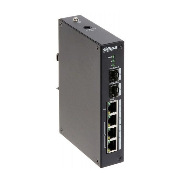 POE комутатор Dahua DH-PFS4206-4P-96