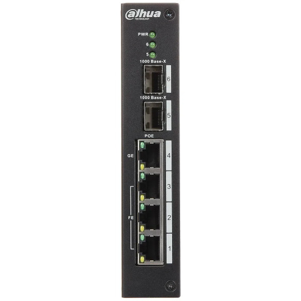 POE комутатор Dahua DH-PFS4206-4P-96