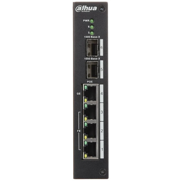 POE комутатор Dahua DH-PFS4206-4P-96