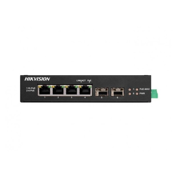 Коммутатор Hikvision DS-3T0506HP-E/HS