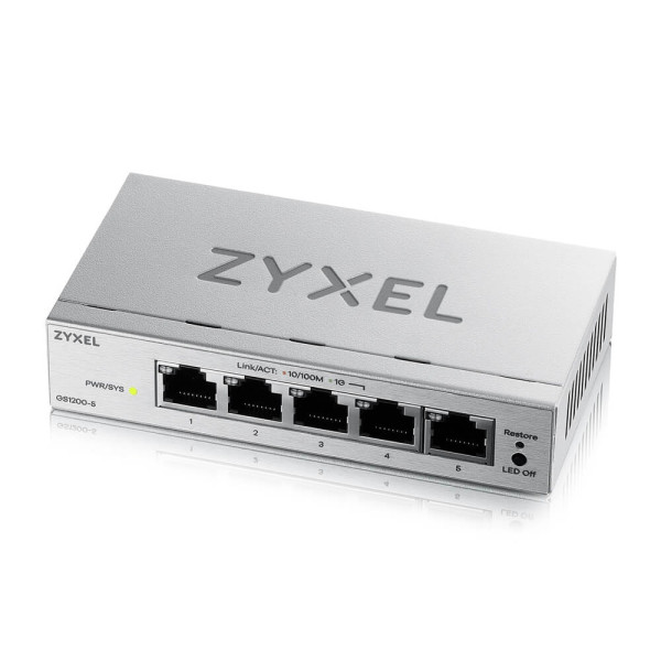 Комутатор ZYXEL GS1200-5 v3 (GS1200-5V3-EU0101F)