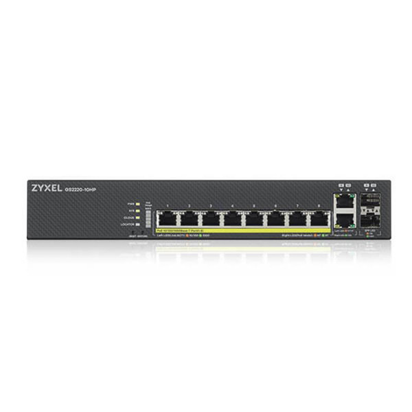 Комутатор ZYXEL GS2220-10HP (GS2220-10HP-EU0101F)