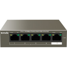 Комутатор Tenda TEF1105P-4-63W