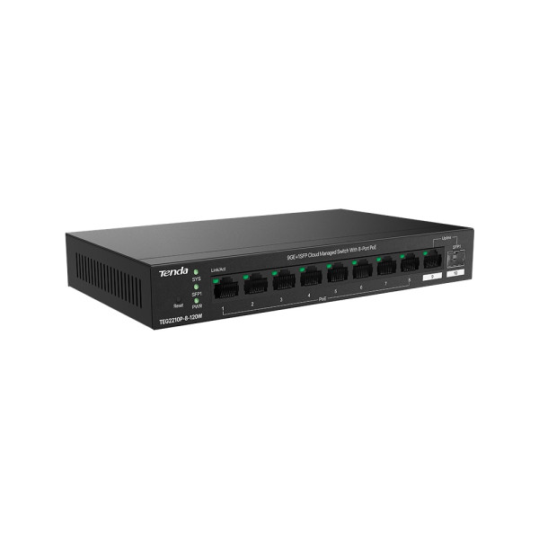 Коммутатор Tenda TEG2210P-8-120W
