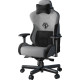 Крісло для геймерів Anda Seat T-Pro 2 Size XL Linen Grey/Black (AD12XLLA-01-GB-F)