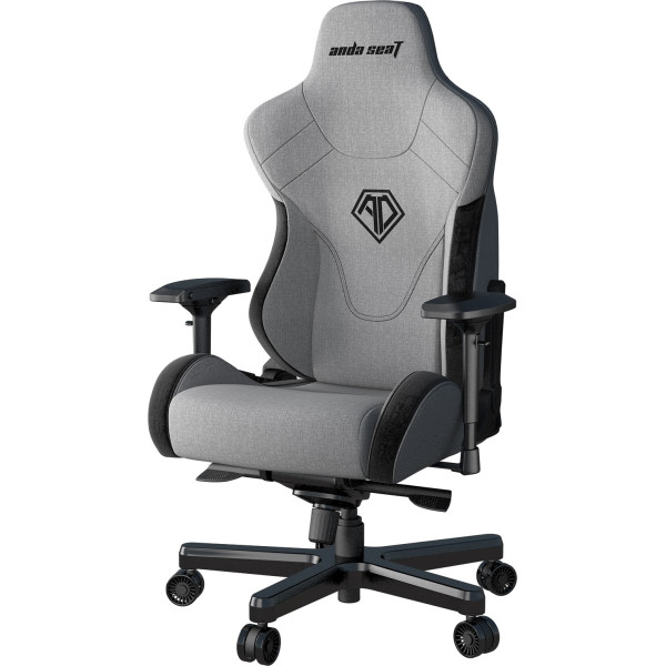 Крісло для геймерів Anda Seat T-Pro 2 Size XL Linen Grey/Black (AD12XLLA-01-GB-F)