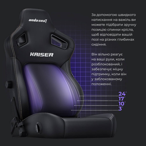 Крісло для геймерів Anda Seat Kaiser 4 Size L White (AD12YDDC-L-20-W-PV/C)