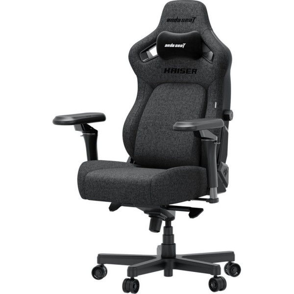 Крісло для геймерів Anda Seat Kaiser 4 V2 Size XL PVC Dark Gray Fabric (AD12YDDC-XLL-20-GB-CF-03)
